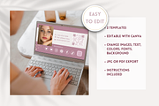 Beauty Influencer Business Card Kit, a Business Card Template by Golden Horizons Studio (Thumbnail 6 of 10)