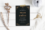 Wedding invitation, an Invitation Template by AyshaCanvas (Thumbnail 1 of 2)