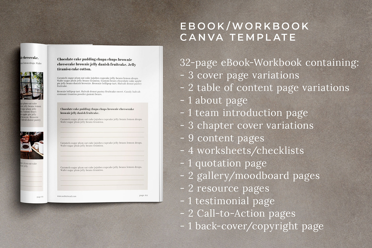 eBook-Workbook Canva Template-Maine, a Magazine Template by Studio Sugoi (Photo 2 of 10)