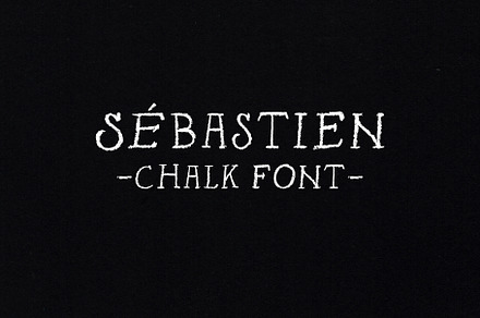 Sebastien chalk font, a Font by Maskinfabriken