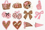 Girly American Football Season PNG, a Sport Illustration by SugarCloudStudioArt (Thumbnail 4 of 6)