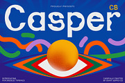 CS Casper – Psychedelic Font, a Sans Serif Font by Craft Supply Co. (Thumbnail 1 of 8)