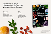 Crystal & Gemstone Mock Up Creator, a Product Mockup by angela simone creative (Thumbnail 9 of 10)