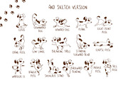 Yoga Dogs, an Animal Illustration by Annakniaz (Thumbnail 3 of 9)