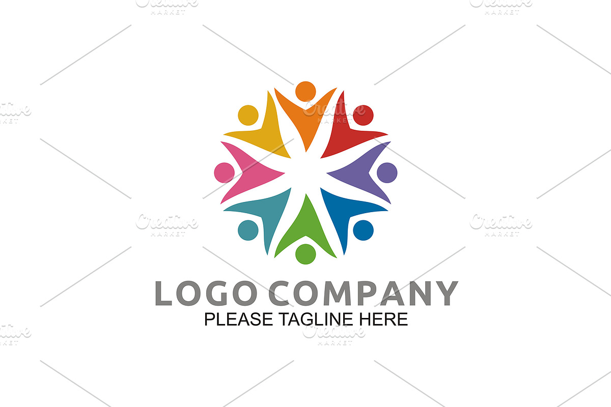 20 Logo Teamwork Templates Bundle, a Branding & Logo Template by Friendesigns (Photo 16 of 21)