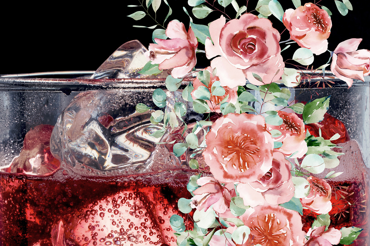 Boho Flowers Sangria, an Object Illustration by Olga Koelsch (Photo 8 of 15)