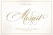 Mozart II - Basic Version, a Script Font by Blessed Print (Thumbnail 1 of 17)