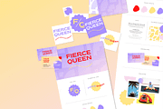 Fierce Queen Canva logo & brand kit, a Branding & Logo Template by Kurly Creative (Thumbnail 9 of 13)