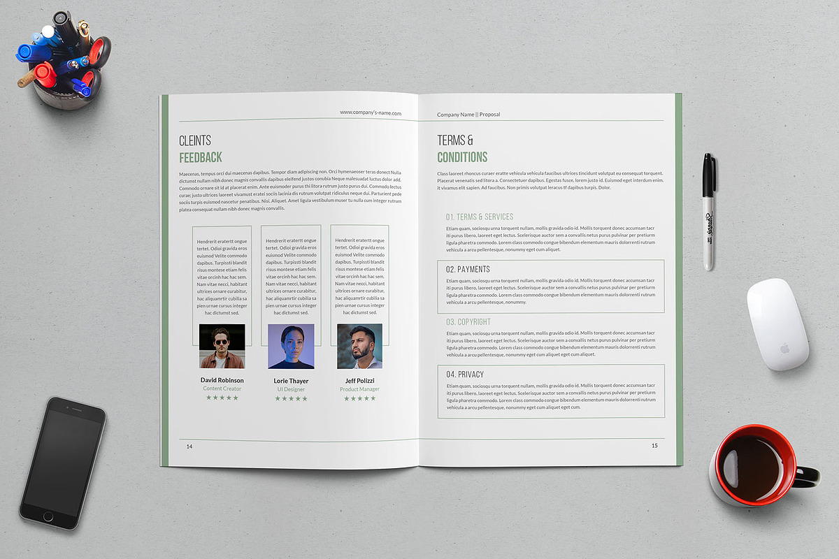 Company Profile Business Proposal, a Brochure Template by Divergent Studio (Photo 9 of 9)