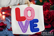 Faux Yarn Love Valentine Png, an Illustration by Canvas Craft (Thumbnail 1 of 7)