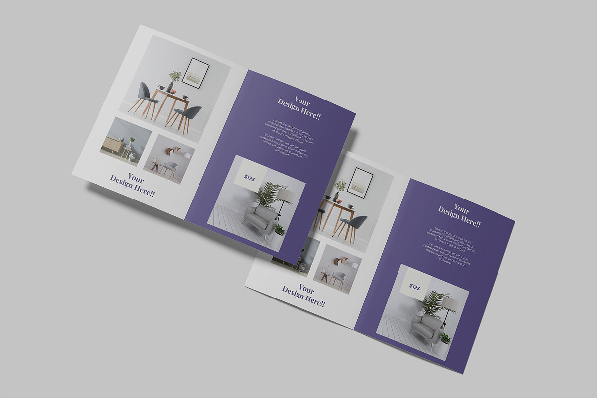 A5 Bifold Brochure Mockup, a Brochure Template by Graphiculon (Photo 5 of 11)