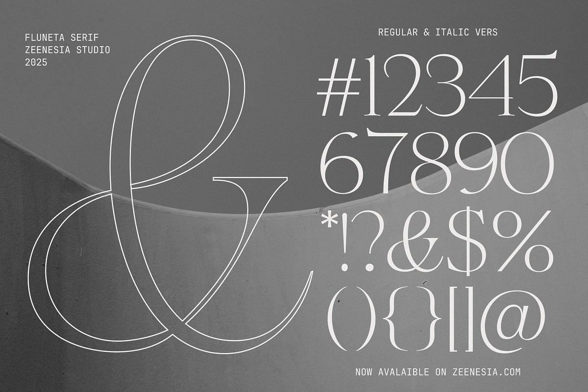 Fluneta, a Serif Font by zeenesia (Photo 21 of 21)