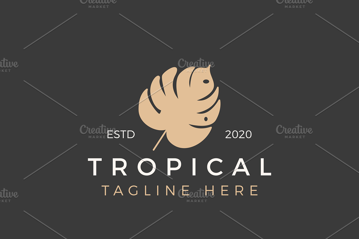 Tropical Resort and Spa Logo Design, a Branding & Logo Template by AlvinStd