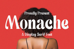 Monache - Display serif font, a Serif Font by Almeera Std
