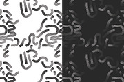 20 B&W hand drawn SEAMLESS PATTERNS, a Pattern Graphic by Studio.lize (Thumbnail 8 of 16)