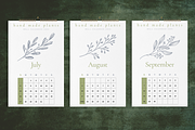 2025 Wall Calendar Handmade Flowers, a Stationery Template by Boris Cupac (Thumbnail 3 of 5)