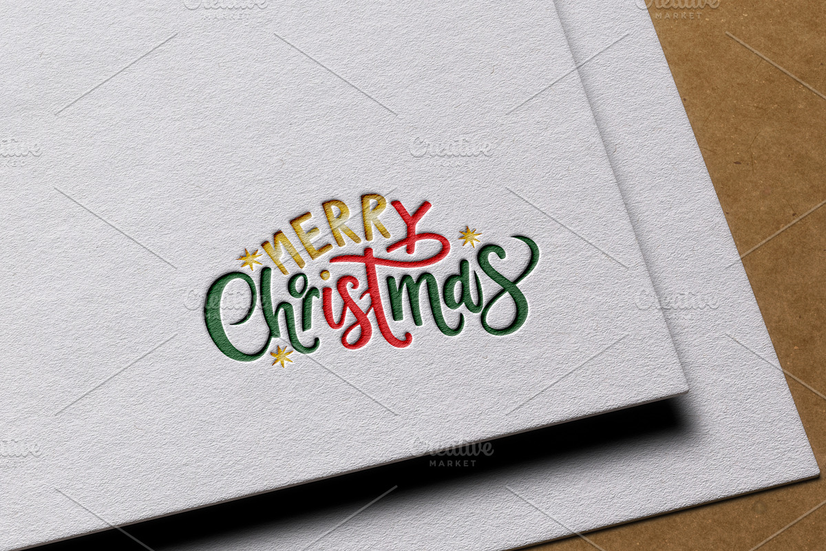 Christmas logo Design Template, a Branding & Logo Template by FusionadCreates (Photo 2 of 3)