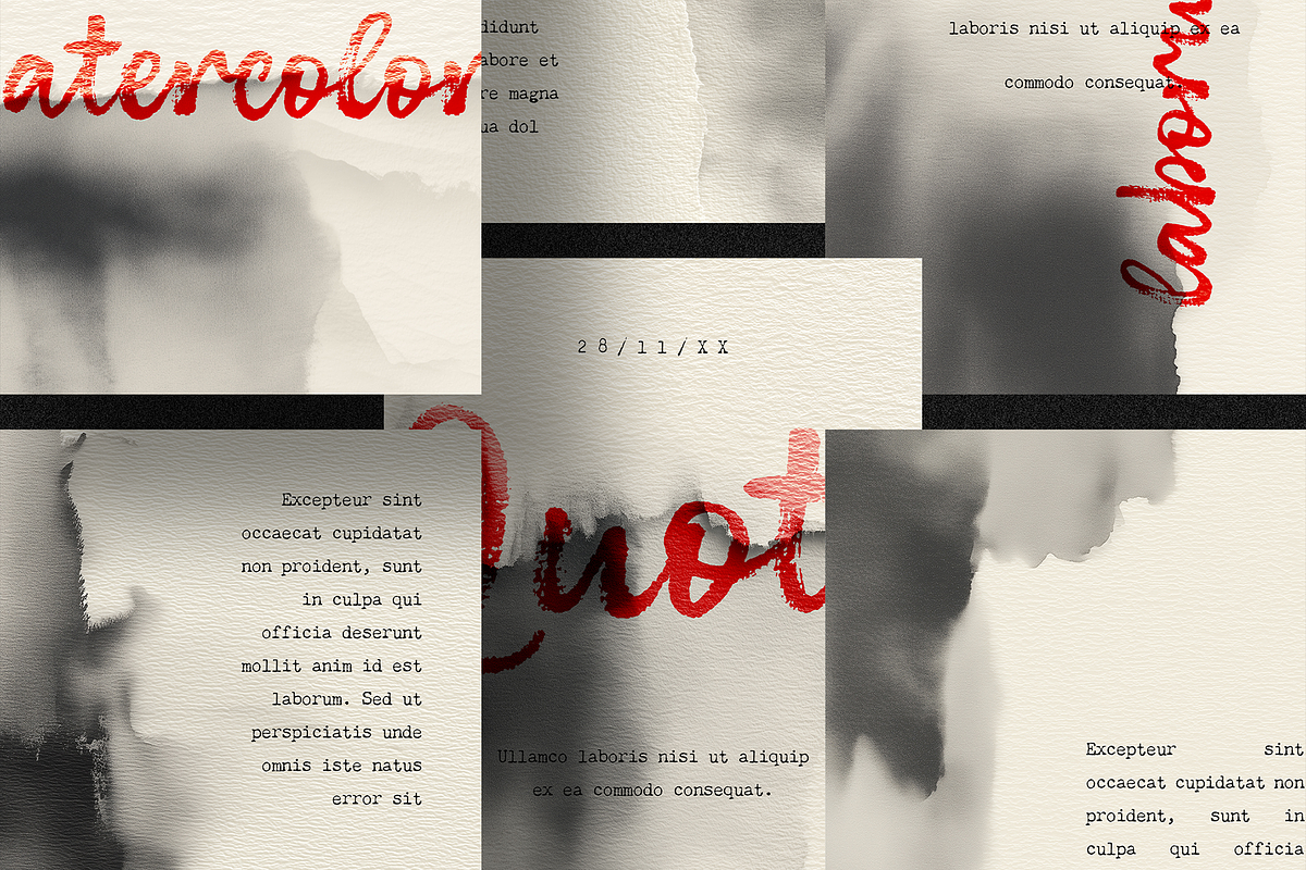 Minimal Watercolor Instagram Posts, a Social Media Template by Filip Studio (Photo 4 of 4)