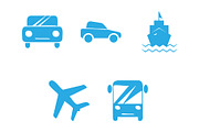 Transportation icon design template, a Solid Icon by Sumberpangan (Thumbnail 2 of 3)
