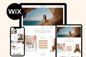 Wix Website Template Portfolio Photo