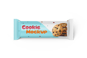 Cookie Biscuit Packaging Mockup