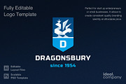 Dragonsbury Logo Template, a Branding & Logo Template by Ideal Company (Thumbnail 5 of 7)
