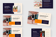 Tennis Sport Google Slides, a Presentation Template by SquidPixey (Thumbnail 3 of 6)