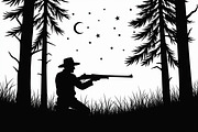 Camouflage Hunter Silhouette Vector, an Illustration by Amazin_art (Thumbnail 10 of 10)