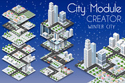 Bundle city set, a Technology Illustration by AlexZeL (Thumbnail 1 of 13)
