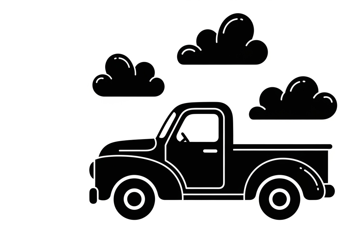 Cute baby toy truck design featuring, an Illustration by Amazin_art (Photo 5 of 33)
