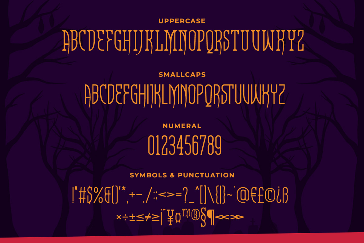 Racula - Gothic Serif Font, a Serif Font by Typefactoryco (Photo 2 of 8)
