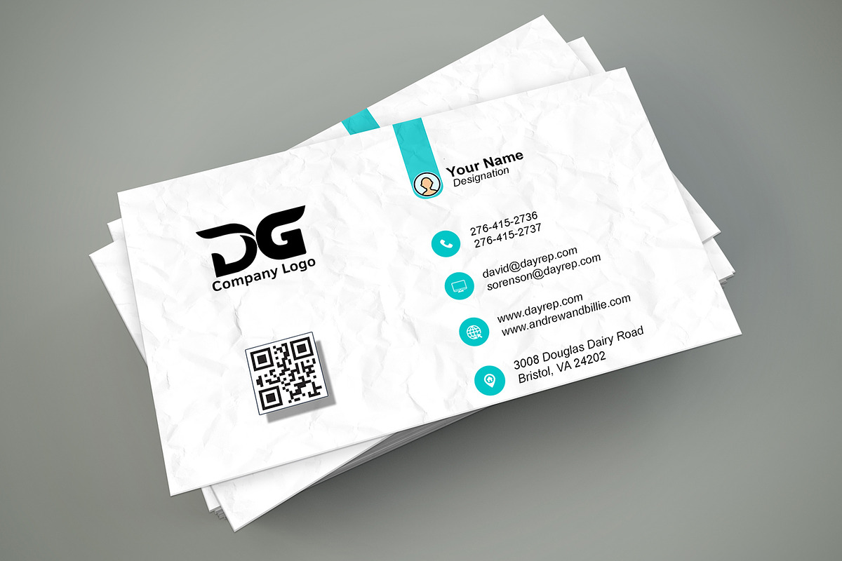 Executive Business Card PSD Template preview 6