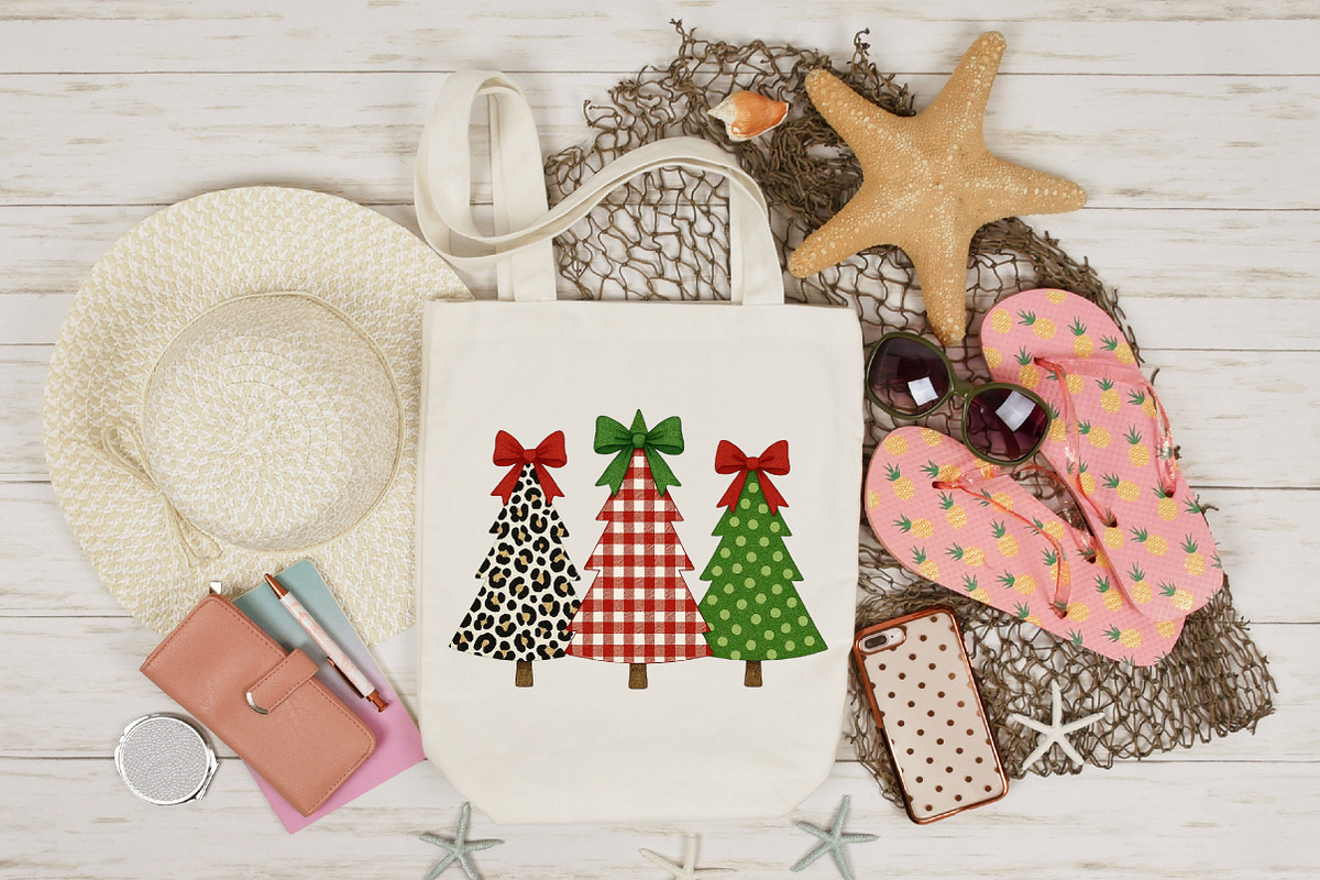 Colorful Coquette Christmas Tree Png, an Illustration by Designking (Photo 3 of 4)