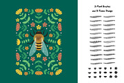 Bee Creator: 100 Procreate Brushes, a Brush Add-On by Pencil Twist (Thumbnail 4 of 11)
