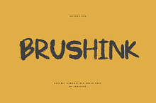 Brushink Font | Handwritten Brush