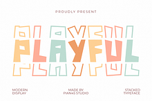 Playful Stacked - Modern Display