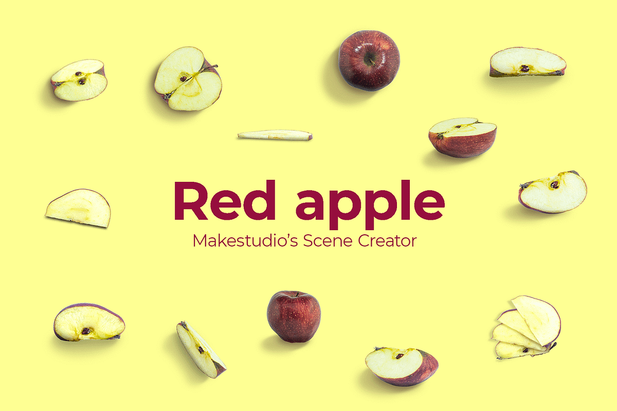 Red apple - Scene creator, a Product Mockup by Makestudio (Photo 1 of 3)