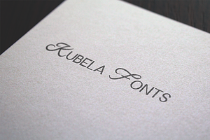 Kubela Decorative Font Type