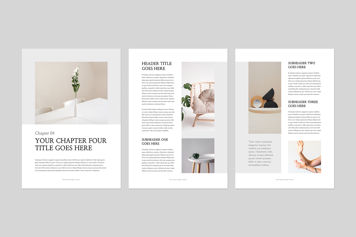 Ebook | MS Word & Indesign, a Magazine Template by Leaflove (Photo 8 of 10)
