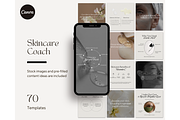Skincare Coach Template | Canva, a Social Media Template by TheTemplateTopia (Thumbnail 1 of 10)