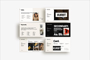 XURBT Brand Guideline Presentation, a Presentation Template by GoldenPixelStudio (Thumbnail 5 of 10)