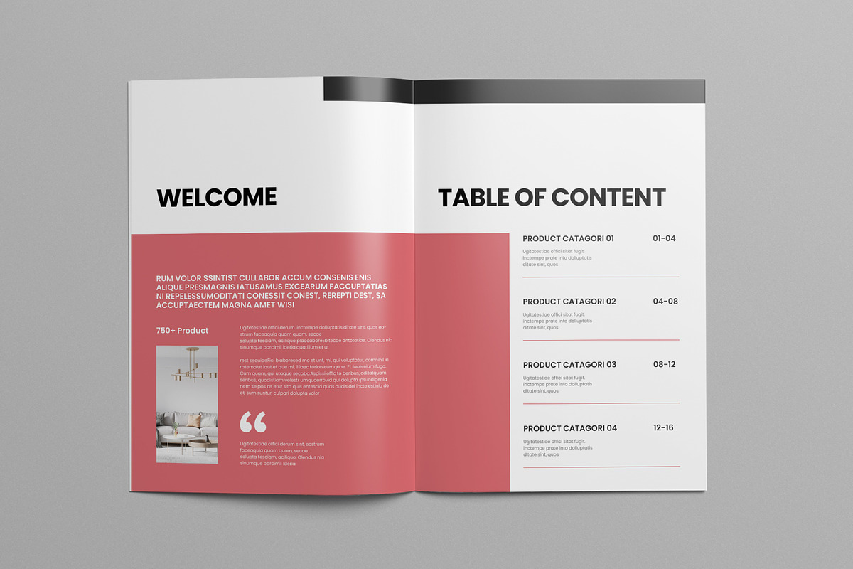 Catalog Brochure Template, a Brochure Template by Pixelpick (Photo 2 of 9)