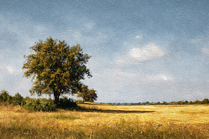 Countryside Landscape Art, a Nature Photo by Design Store