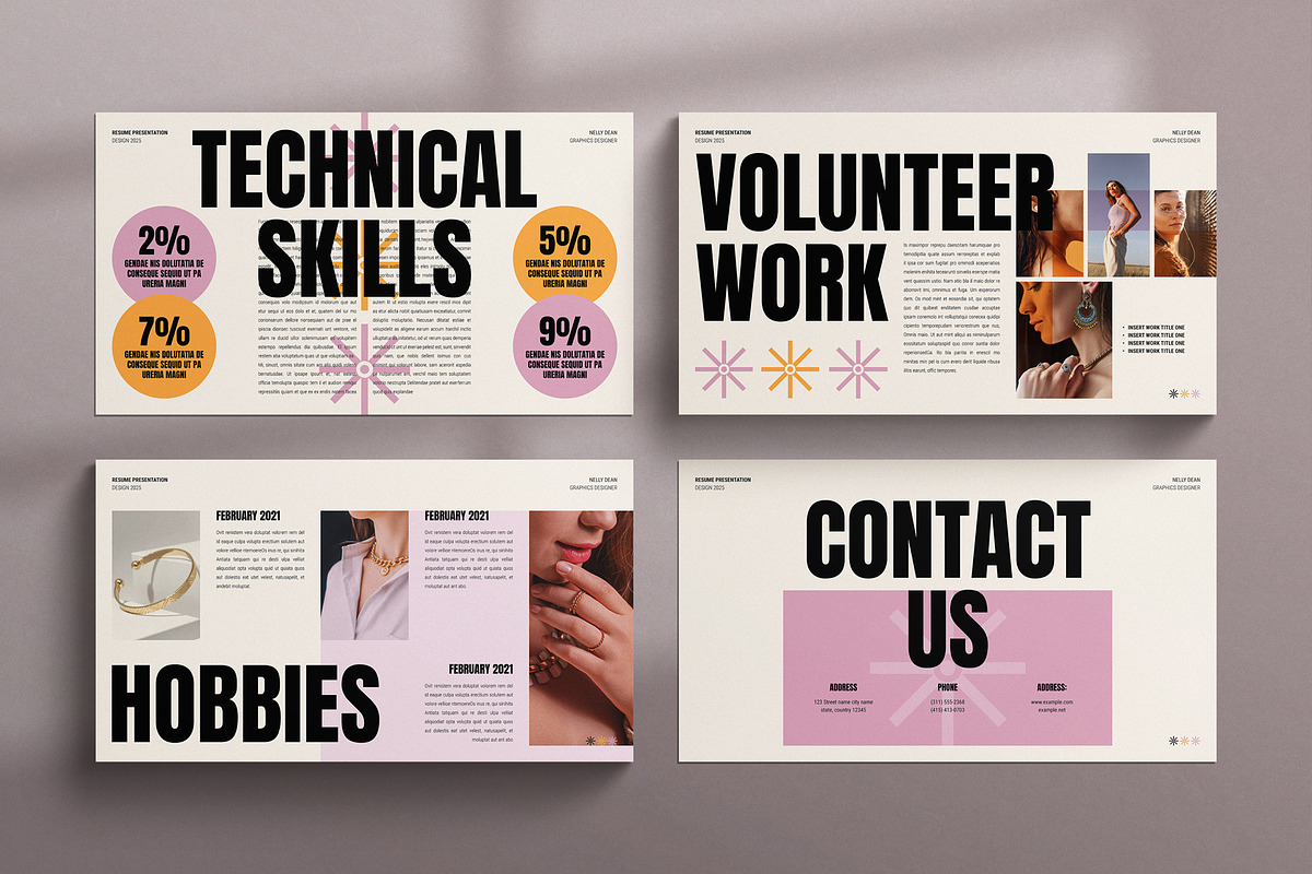 CV Presentation Template, a Presentation Template by TemplatesForest