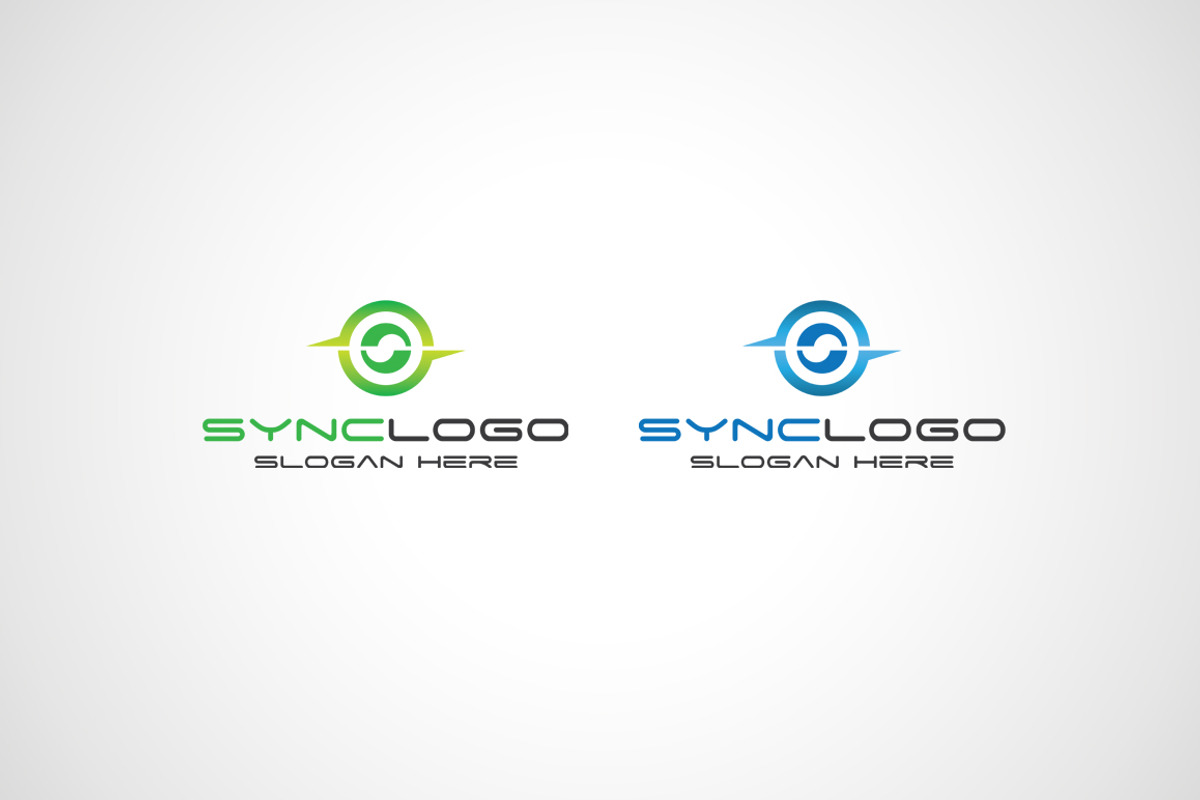 Sync Logo Template, a Branding & Logo Template by dien96