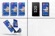 Note S20 Smartphone Mockups, an Android Mockup by ydlabs (Thumbnail 5 of 5)