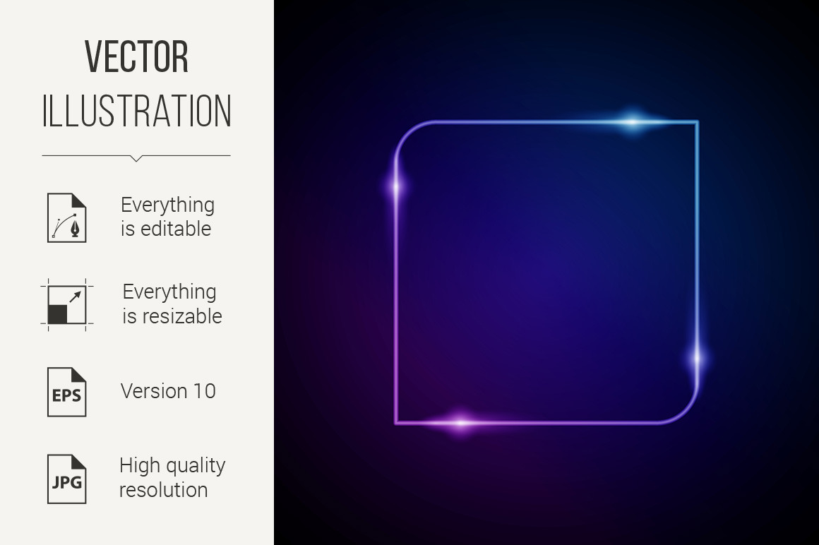 Glow Frame, a Graphic by DvargShop