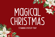 Magical Christmas Typeface, a Handwritten Font by Seemly Fonts (Thumbnail 1 of 6)