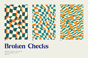 Broken Checks, a Pattern Graphic by Backyard Creative Co (Thumbnail 1 of 4)