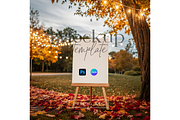 Outdoor Wedding Sign PSD Template, a Product Mockup by MockupWizard (Thumbnail 1 of 5)